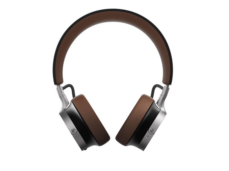 Vista frontale delle cuffie Beyerdynamic Aventho 100 marroni Vista frontale delle cuffie Beyerdynamic Aventho 100 marroni