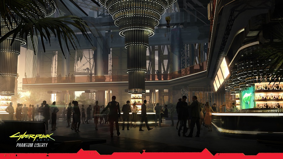 Club d'élite in una cattedrale catturata: nel nuovo artwork dell'espansione Phantom Liberty per Cyberpunk 2077 gli sviluppatori hanno mostrato il luogo di riposo, di negoziazione e di stipulazione di importanti accordi delle persone più influenti di Night-2 Club d'élite in una cattedrale catturata: nel nuovo artwork dell'espansione Phantom Liberty per Cyberpunk 2077 gli sviluppatori hanno mostrato il luogo di riposo, di negoziazione e di stipulazione di importanti accordi delle persone più influenti di Night-2
