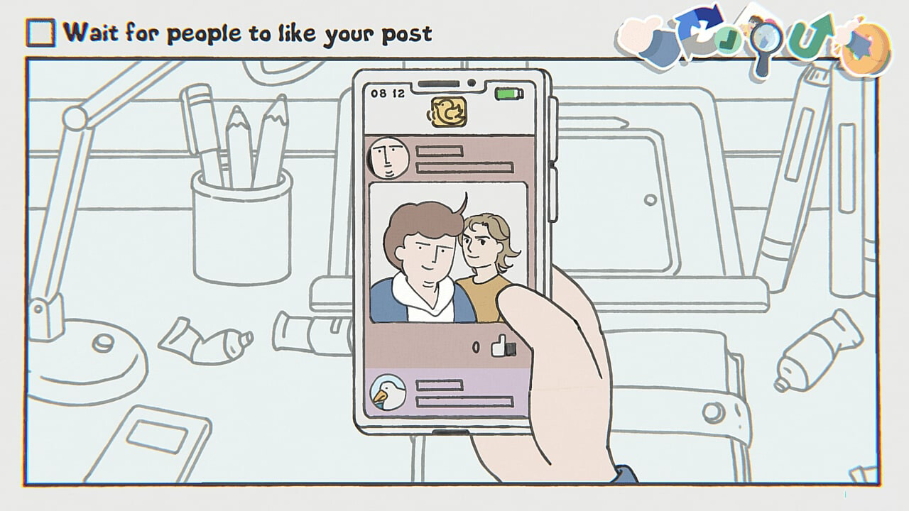 Il secondo screenshot di While Waiting