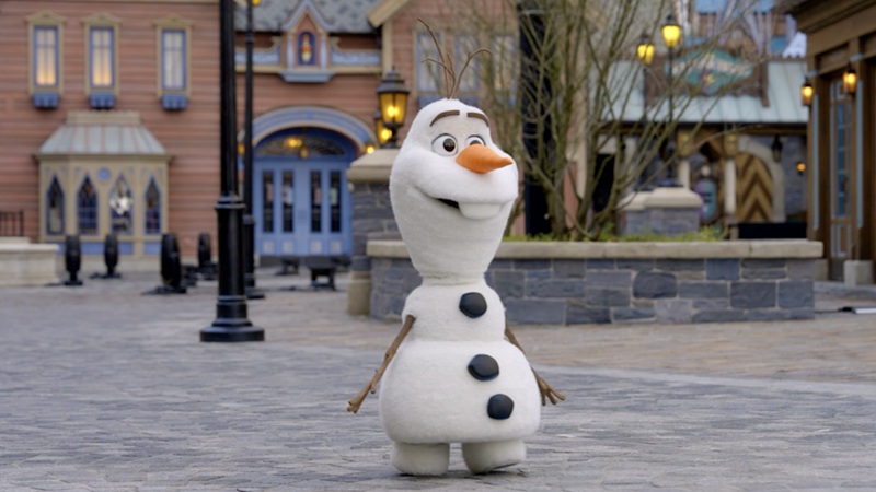 Animatronic Olaf di Disney