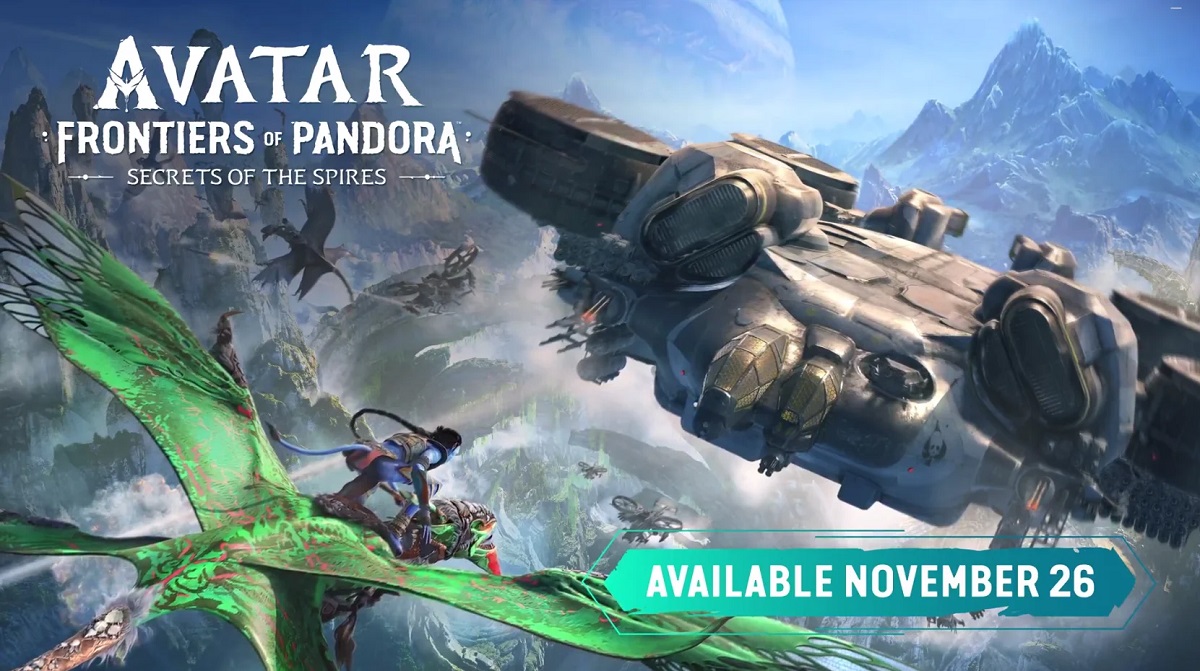 Il secondo DLC Secret of The Spires per Avatar: Frontiers of Pandora sarà rilasciato il 26 novembre. Il secondo DLC Secret of The Spires per Avatar: Frontiers of Pandora sarà rilasciato il 26 novembre.