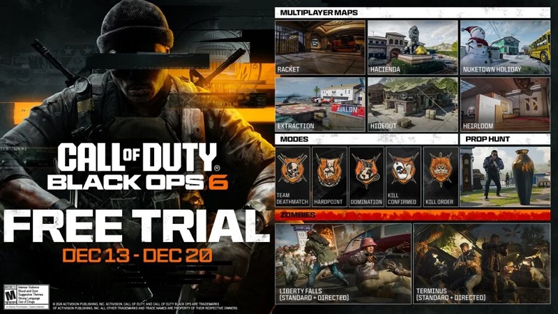 Call of Duty: Black Ops 6: poster dei contenuti gratuiti della settimana