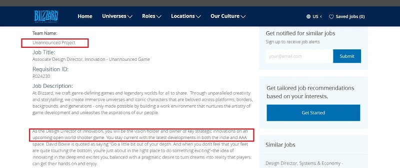 Blizzard sta sviluppando uno sparatutto open-world, forse un gioco basato sull'universo di StarCraft-2 Blizzard sta sviluppando uno sparatutto open-world, forse un gioco basato sull'universo di StarCraft-2
