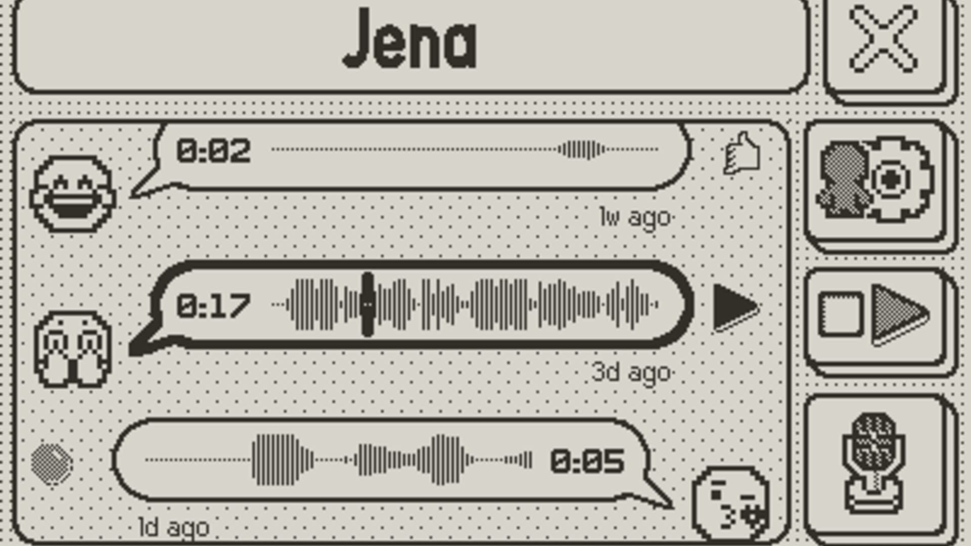 Screenshot della chat in helloyellow