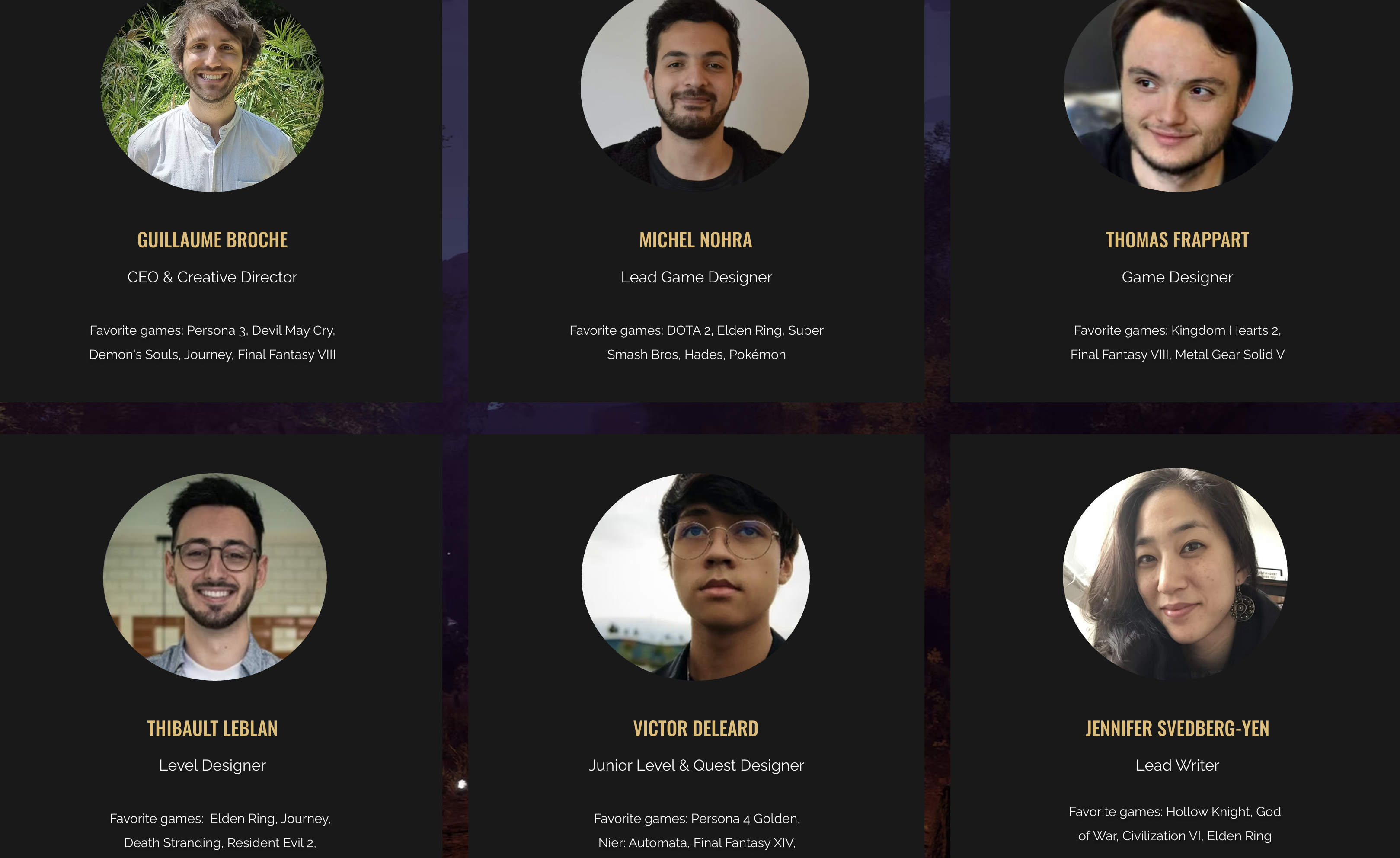 I leader di Sandfall Interactive. Illustrazione: Sandfall Interactive