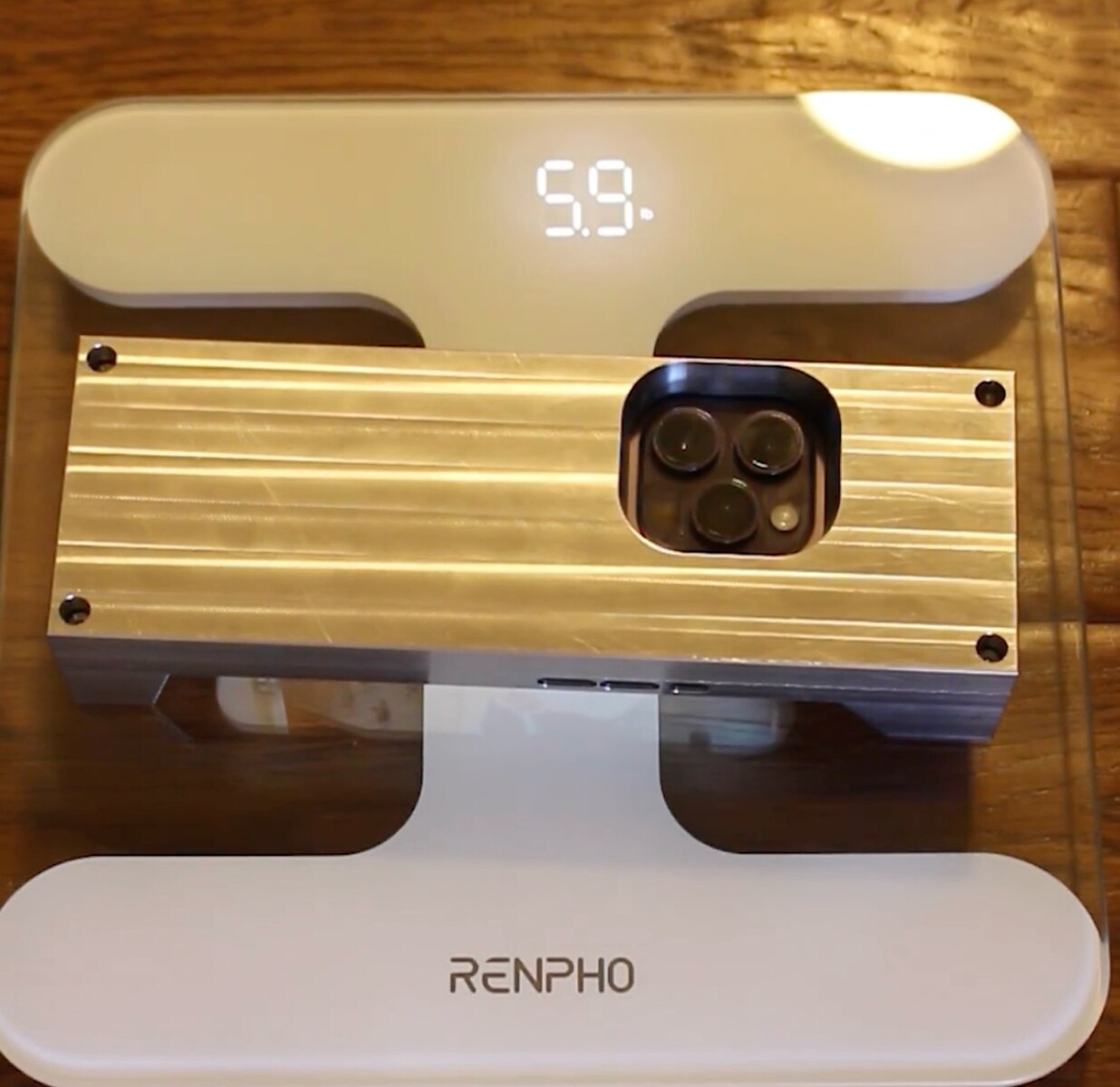 Top view of phone case Top view of phone case