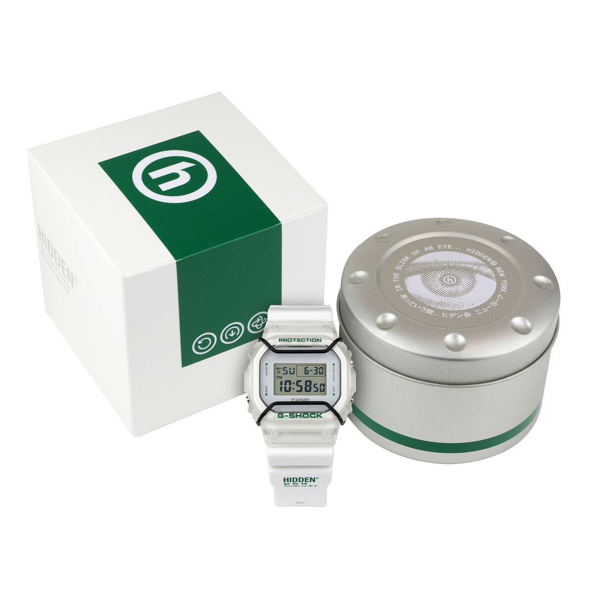 G-Shock DW5600HDN257 in a cassa trasparente