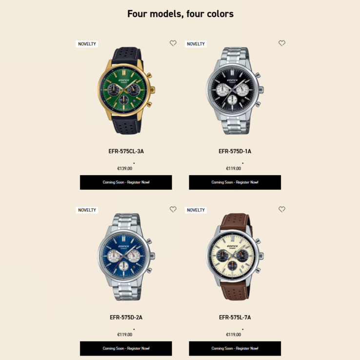 Orologio Casio Edifice EFR-575 Orologio Casio Edifice EFR-575