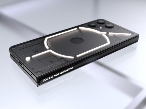 Schermo flessibile dello smartphone Nothing Fold (1) con una cerniera esclusiva Schermo flessibile dello smartphone Nothing Fold (1) con una cerniera esclusiva