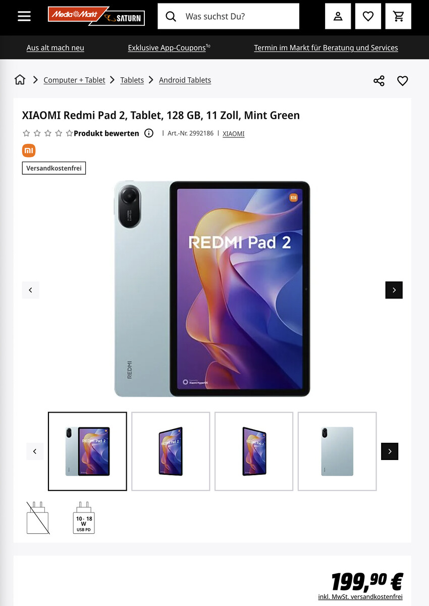 Xiaomi Redmi Pad 2 - specifiche tecniche Xiaomi Redmi Pad 2 - specifiche tecniche