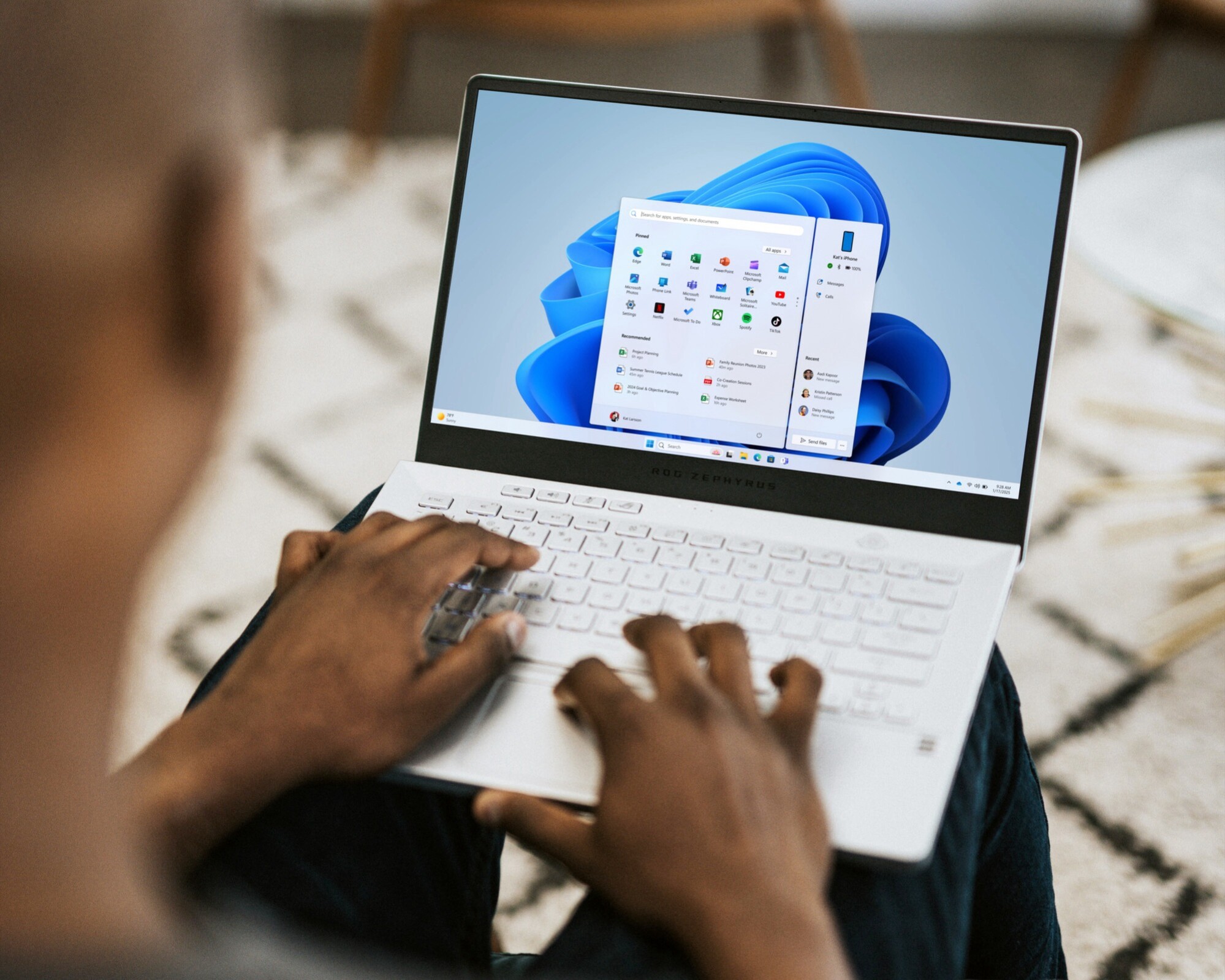 Scambio di dati tra iPhone e Windows 11