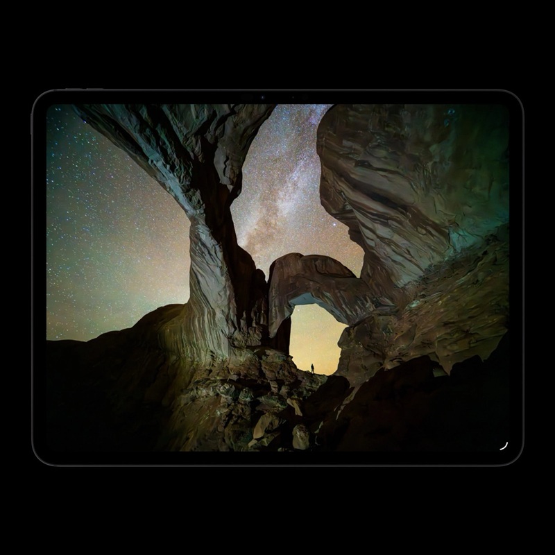 Vista posteriore dell'iPad Pro 2025 Vista posteriore dell'iPad Pro 2025