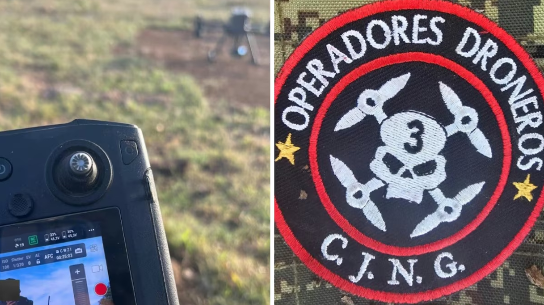Toppa dell'unità di droni del cartello CJNG Toppa dell'unità di droni del cartello CJNG
