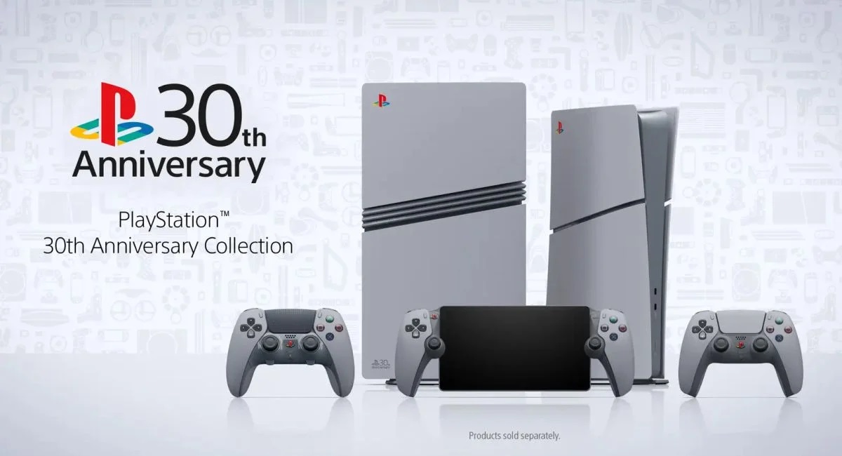Sony celebra l'anniversario della PlayStation con una serie limitata di console e accessori dal design unico. Sony celebra l'anniversario della PlayStation con una serie limitata di console e accessori dal design unico.