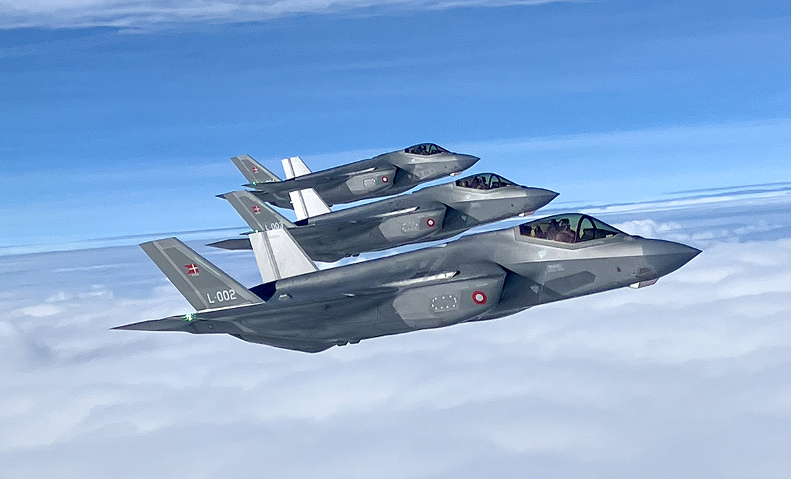F-35A. Illustrazione: Ministero della Difesa Danese F-35A. Illustrazione: Ministero della Difesa Danese