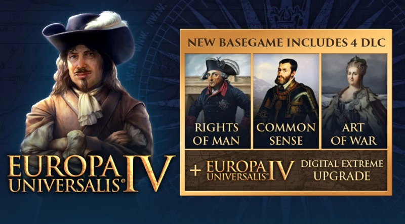 Quattro importanti aggiunte per Europa Universalis IV saranno incluse nell'edizione base del popolare gioco di strategia 4X-2 Quattro importanti aggiunte per Europa Universalis IV saranno incluse nell'edizione base del popolare gioco di strategia 4X-2