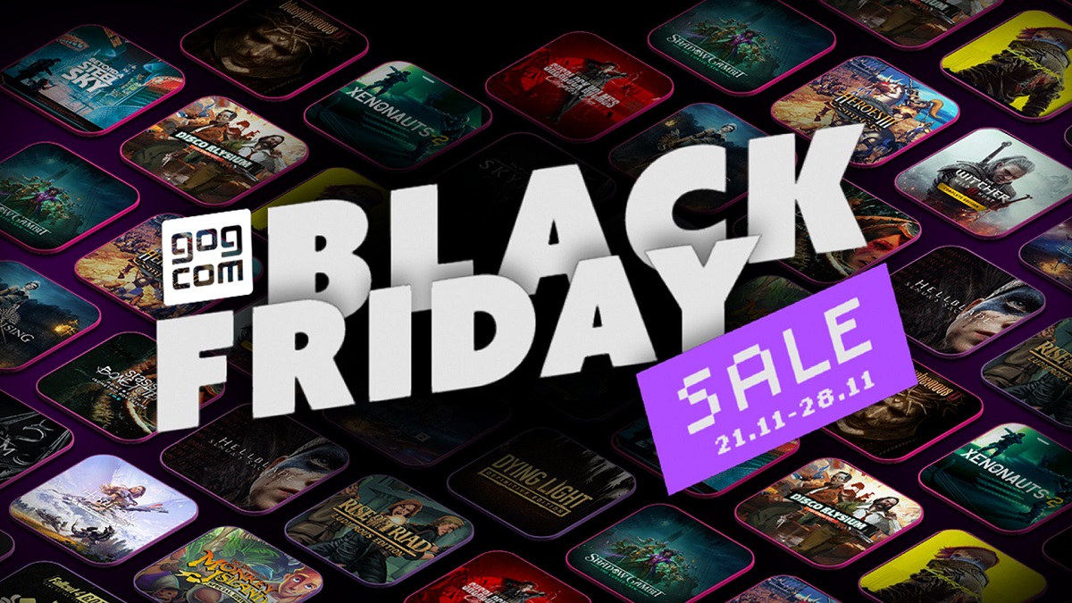 6000 giochi con sconti fino al 95% - Il Black Friday è iniziato su GOG