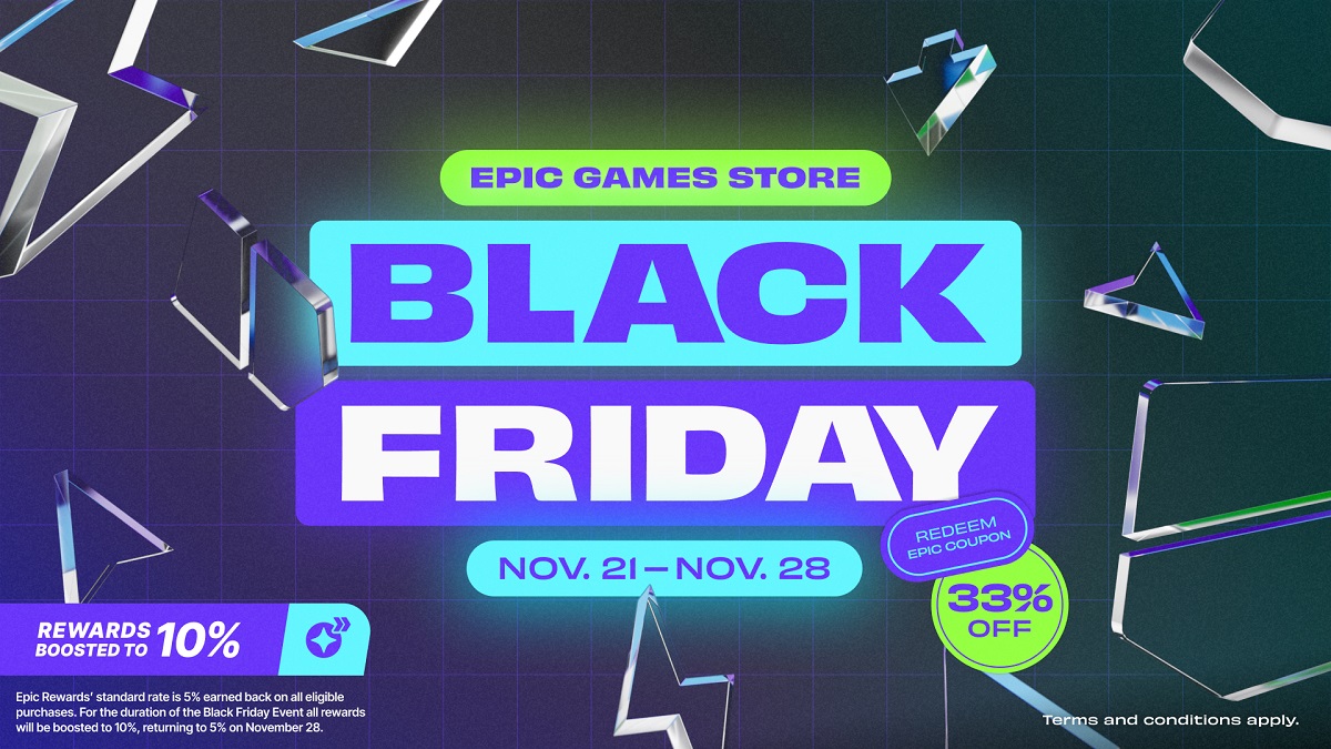 Epic Games Store invita al Black Friday: ai giocatori vengono offerti grandi sconti, un aumento del cashback e un programma speciale di bonus. Epic Games Store invita al Black Friday: ai giocatori vengono offerti grandi sconti, un aumento del cashback e un programma speciale di bonus.