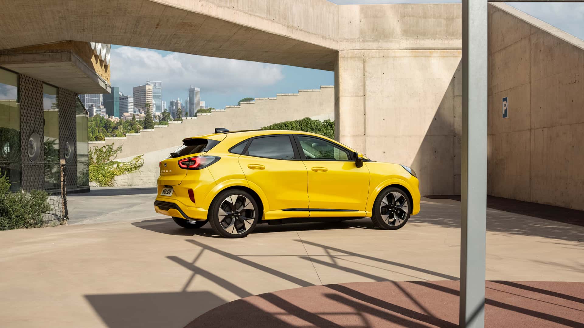 Spoiler sportivo Ford Puma Gen-E.