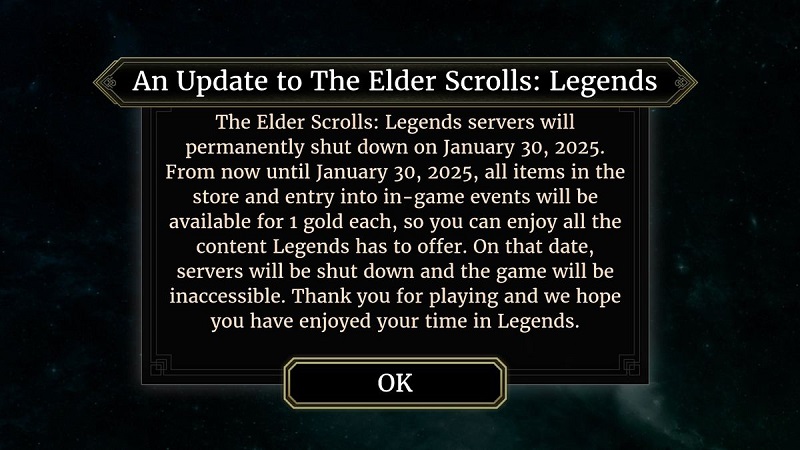 Bethesda ammette la sconfitta: The Elder Scrolls: Legends chiudono i server del gioco di carte-2
