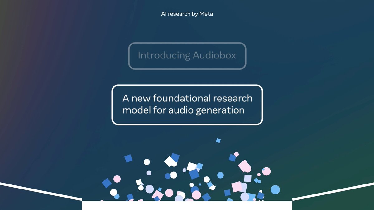 Meta ha introdotto Audiobox - AI per la generazione di voci ed effetti sonori Meta ha introdotto Audiobox - AI per la generazione di voci ed effetti sonori