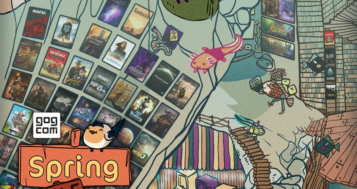 GOG organizza una massiccia vendita di primavera con 5.500 giochi disponibili con sconti fino al 95%. GOG organizza una massiccia vendita di primavera con 5.500 giochi disponibili con sconti fino al 95%.
