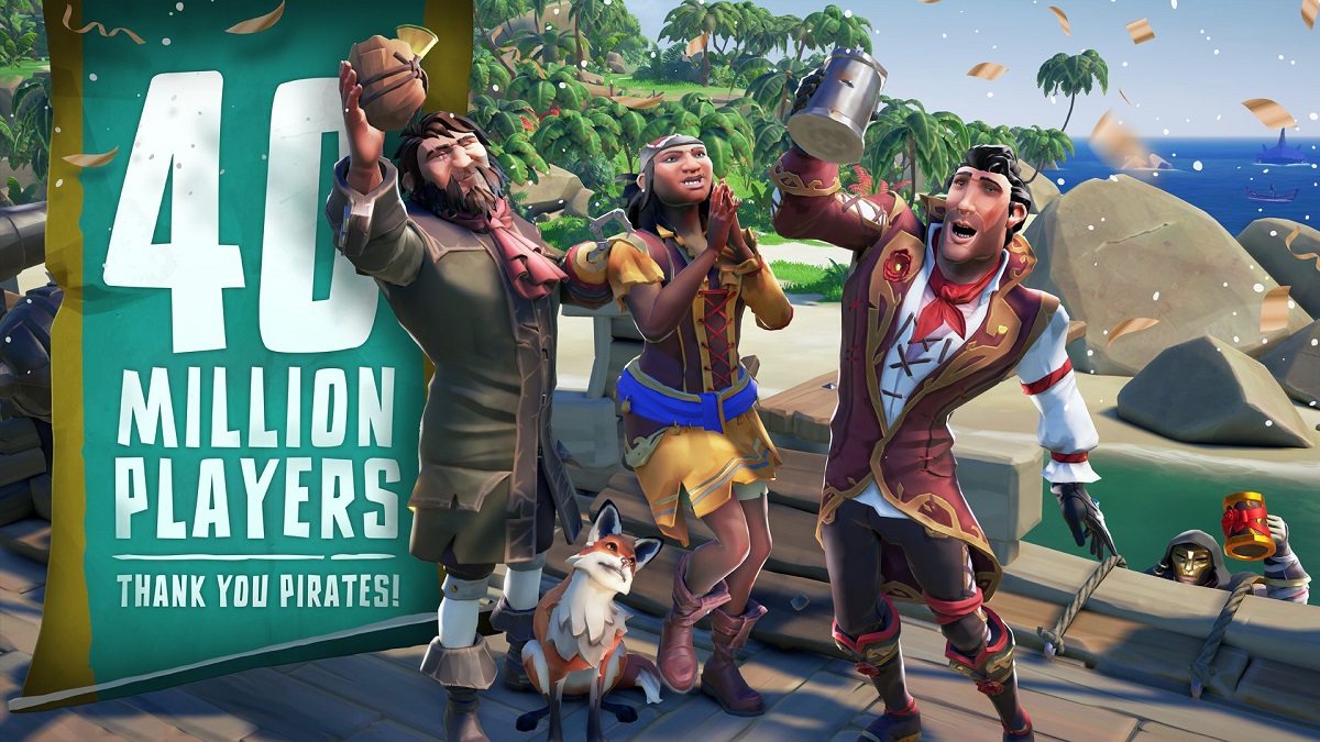 Sea of Thieves è affollato: gli sviluppatori hanno dichiarato che più di 40 milioni di persone hanno giocato al gioco. Sea of Thieves è affollato: gli sviluppatori hanno dichiarato che più di 40 milioni di persone hanno giocato al gioco.