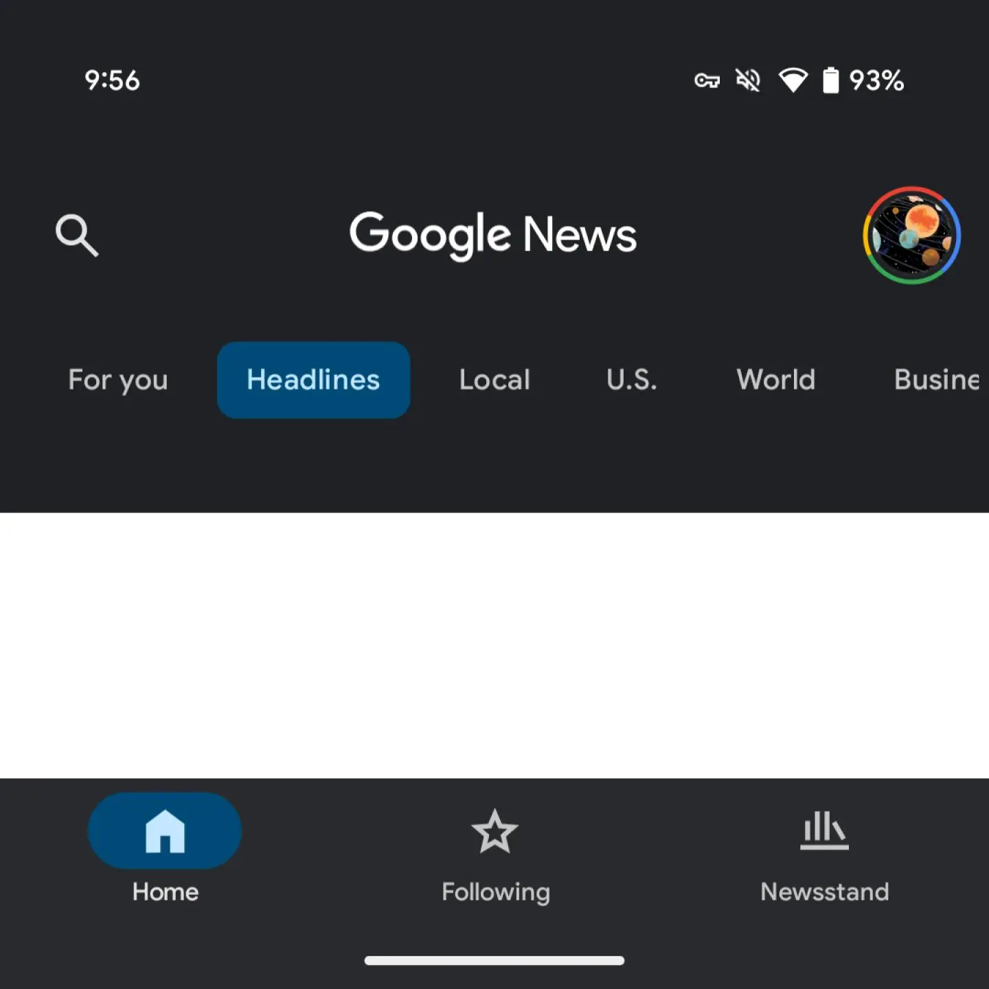 Riprogettazione del piè di pagina di Google News - immagine 2 Riprogettazione del piè di pagina di Google News - immagine 2