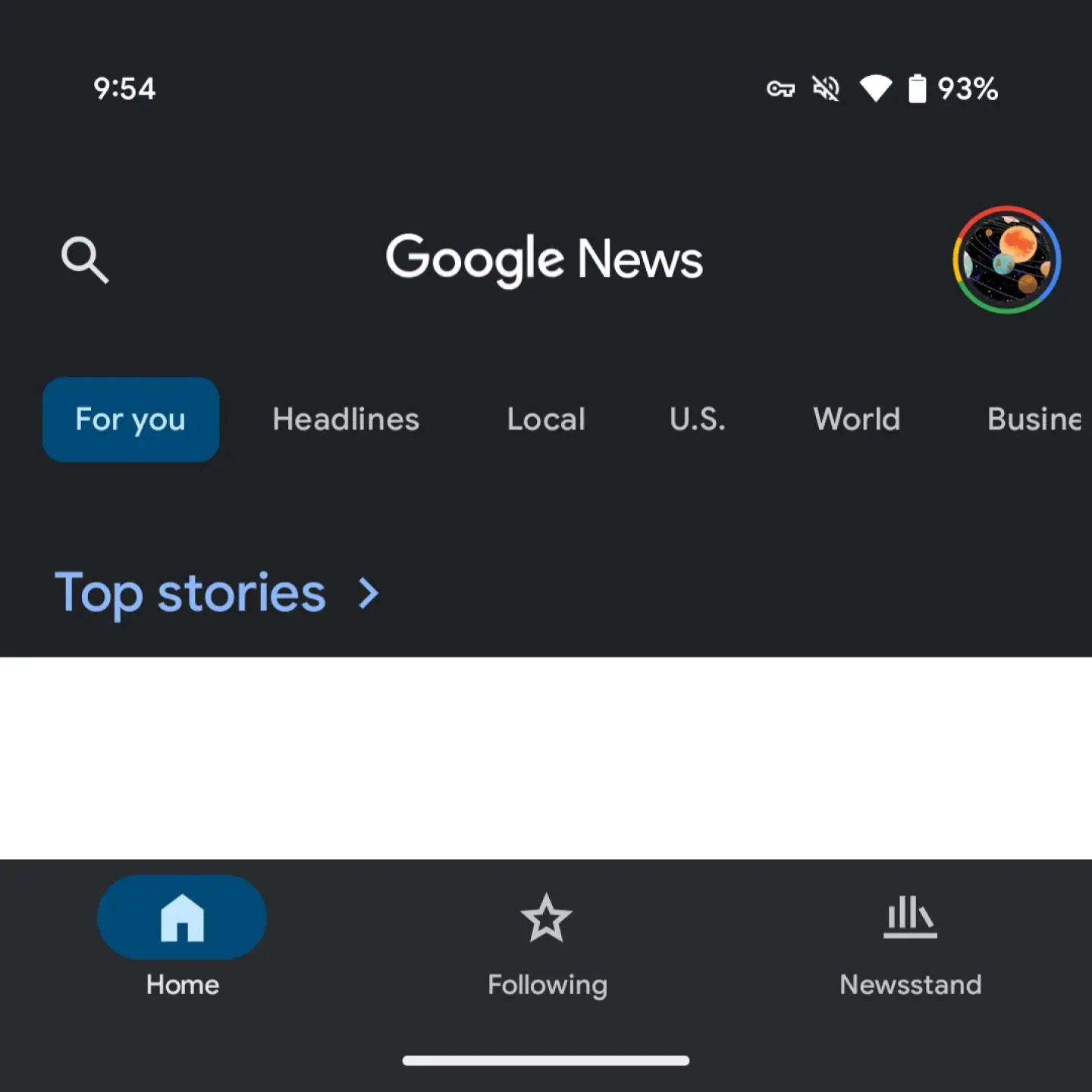 Riprogettazione del piè di pagina di Google News - immagine 1 Riprogettazione del piè di pagina di Google News - immagine 1