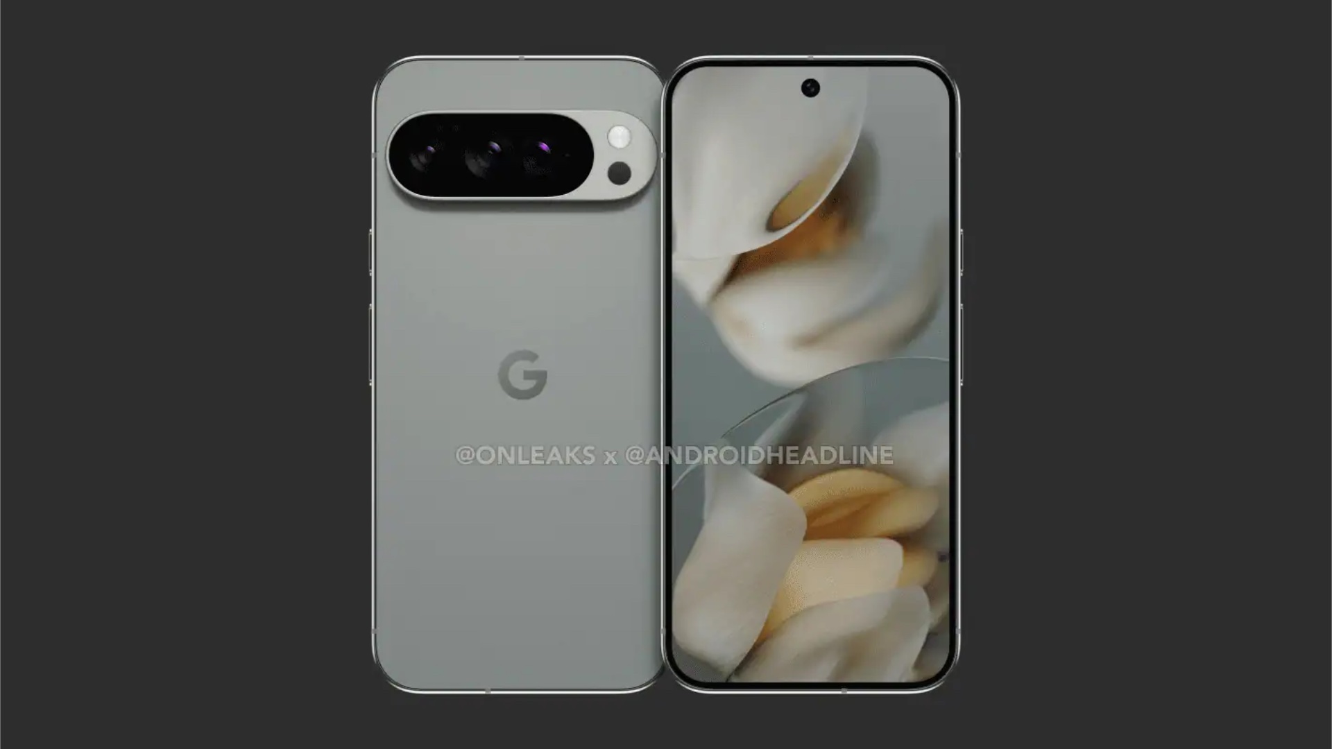 Concetto di Google Pixel 10 Pro XL in verde