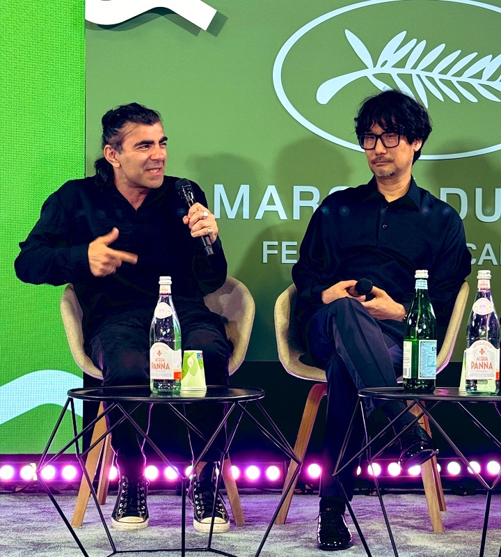 Kojima con Fatih Akin Kojima con Fatih Akin