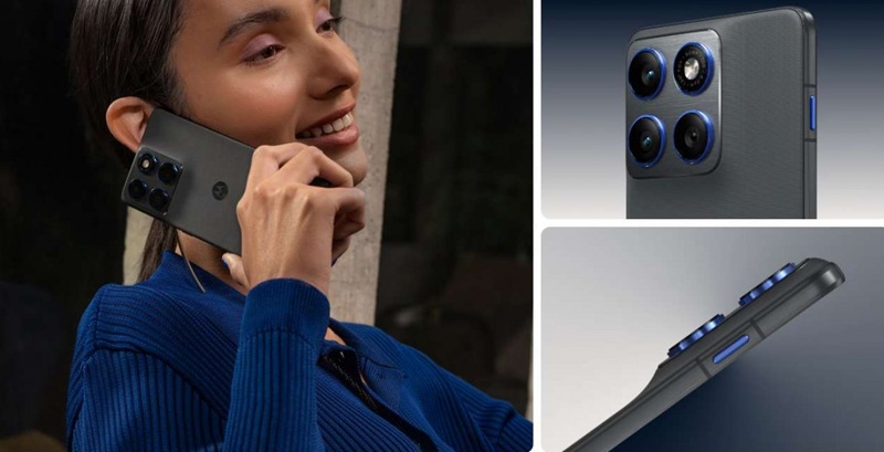 Motorola Edge 70 - vista laterale Motorola Edge 70 - vista laterale