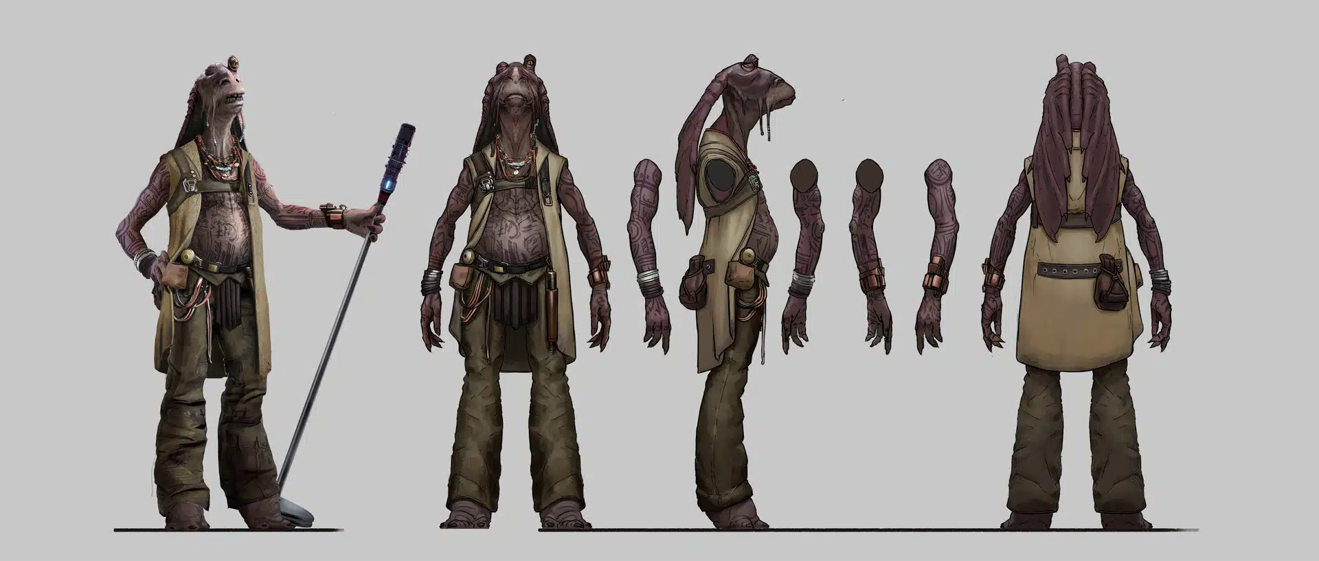 Gungan in costume Gungan in costume