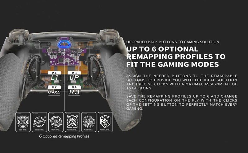 Hexgaming PHANTOM Modello 2 Gamepad Hexgaming PHANTOM Modello 2 Gamepad