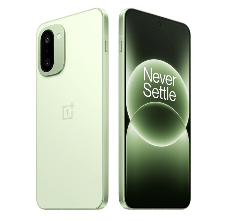 Smartphone OnePlus 15R in verde