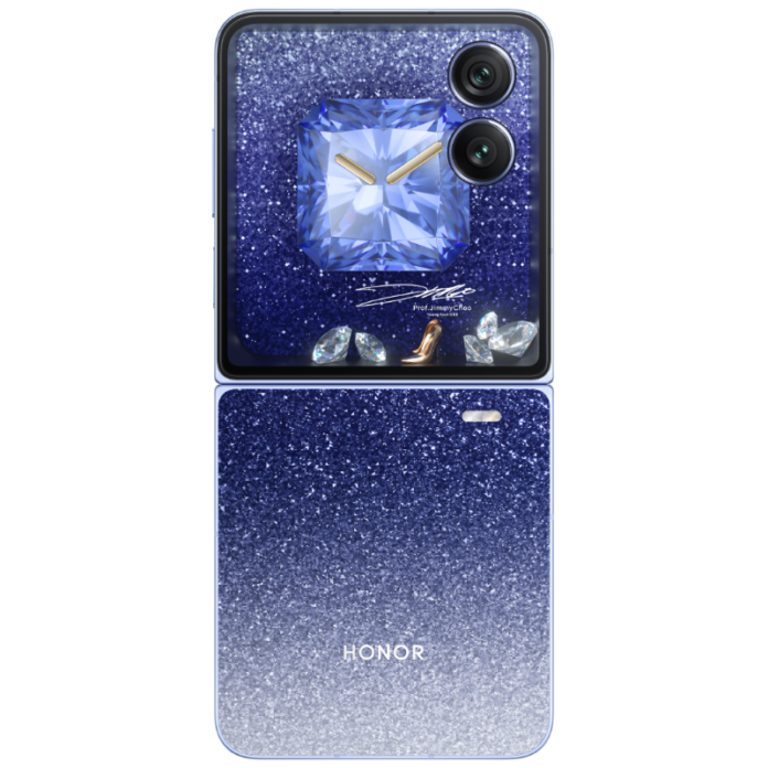 Versione blu dell'Honor Magic V Flip 2