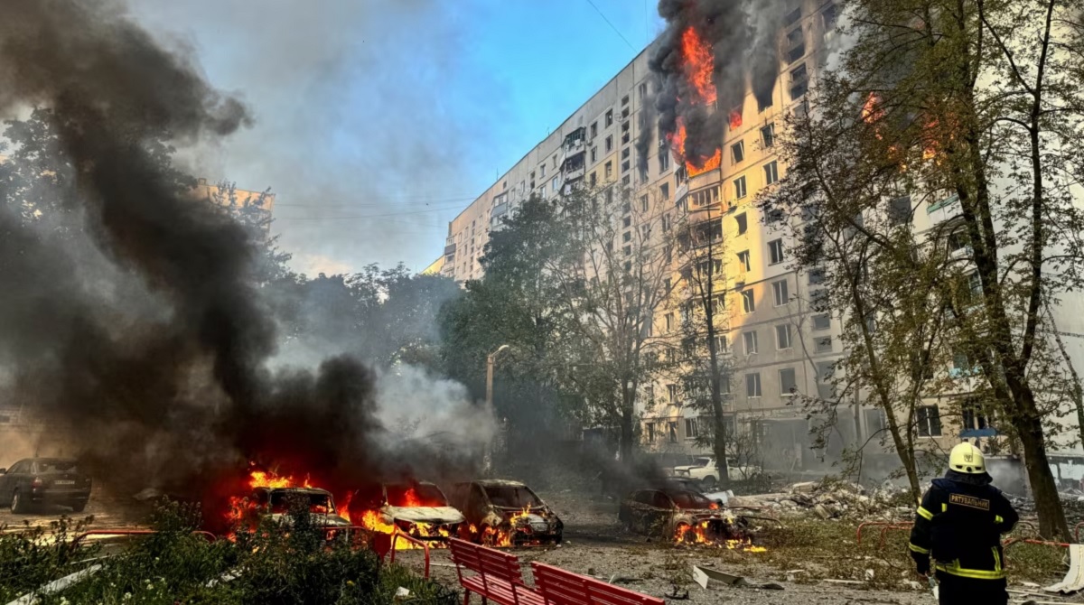 Ucraina sotto attacco missilistico di massa: I barbari russi hanno sparato 120 missili e 90 droni contro le infrastrutture civili Ucraina sotto attacco missilistico di massa: I barbari russi hanno sparato 120 missili e 90 droni contro le infrastrutture civili