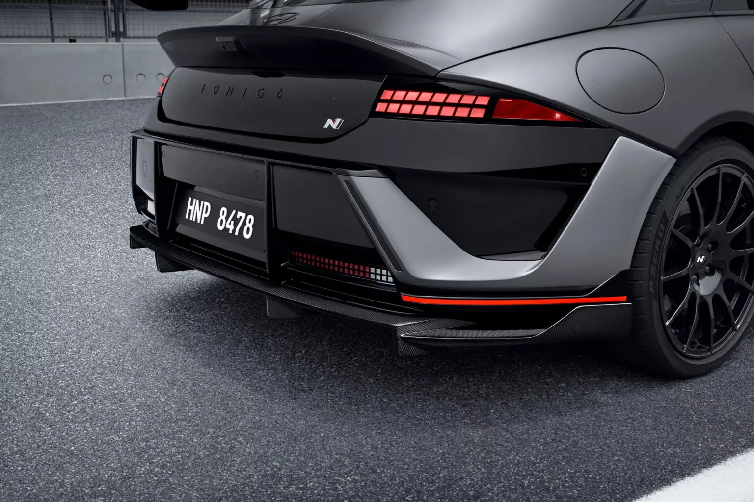 Immagine di Hyundai Ioniq 6 N con pacchetto aerodinamico
