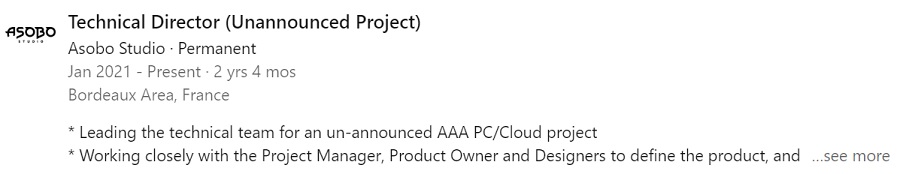 Gli sviluppatori di Asobo Studio di A Plague Tale stanno lavorando a un nuovo grande progetto per PC e servizi cloud.-2 Gli sviluppatori di Asobo Studio di A Plague Tale stanno lavorando a un nuovo grande progetto per PC e servizi cloud.-2
