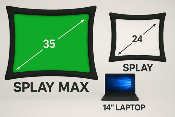 Splay Max dispiegato Splay Max dispiegato