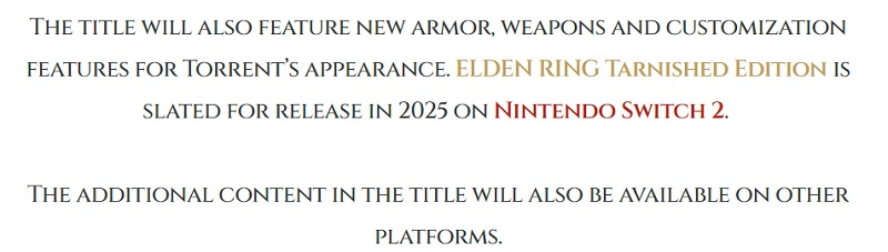 Schermata dal sito web di Bandai Namco Schermata dal sito web di Bandai Namco