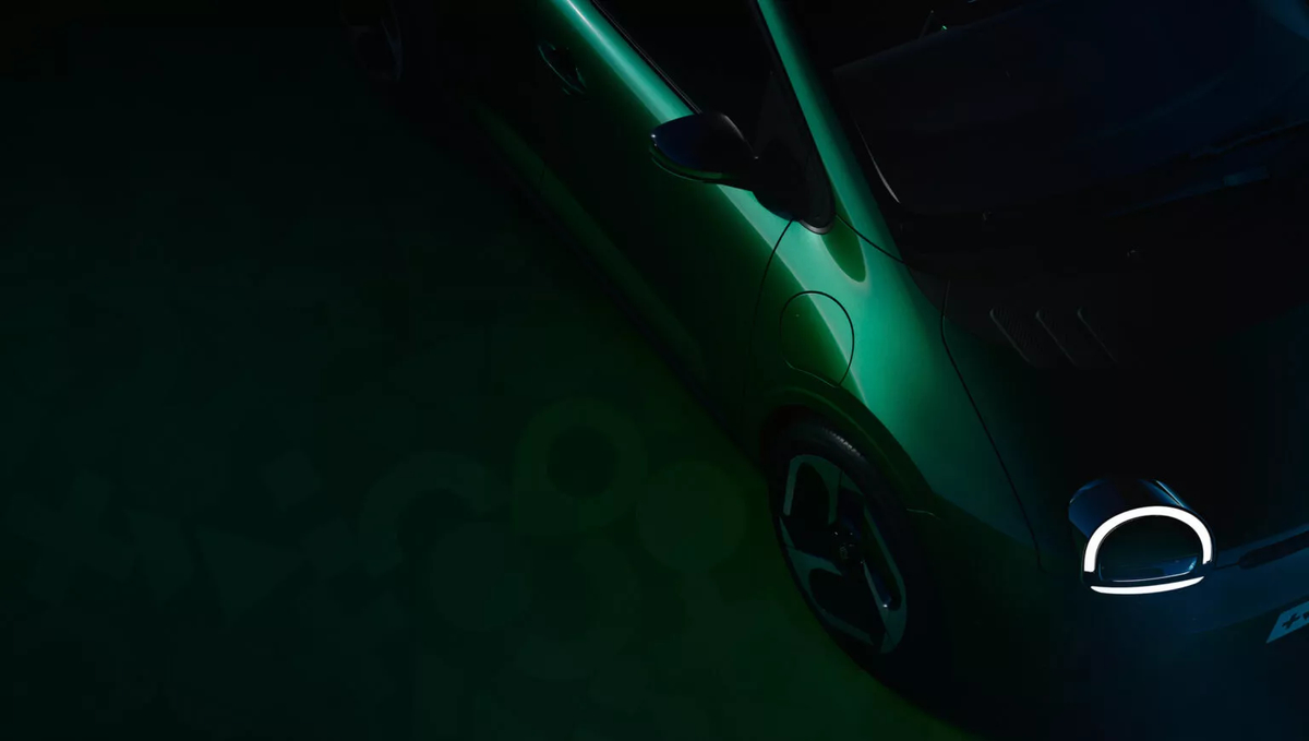 Vista posteriore della Renault Twingo