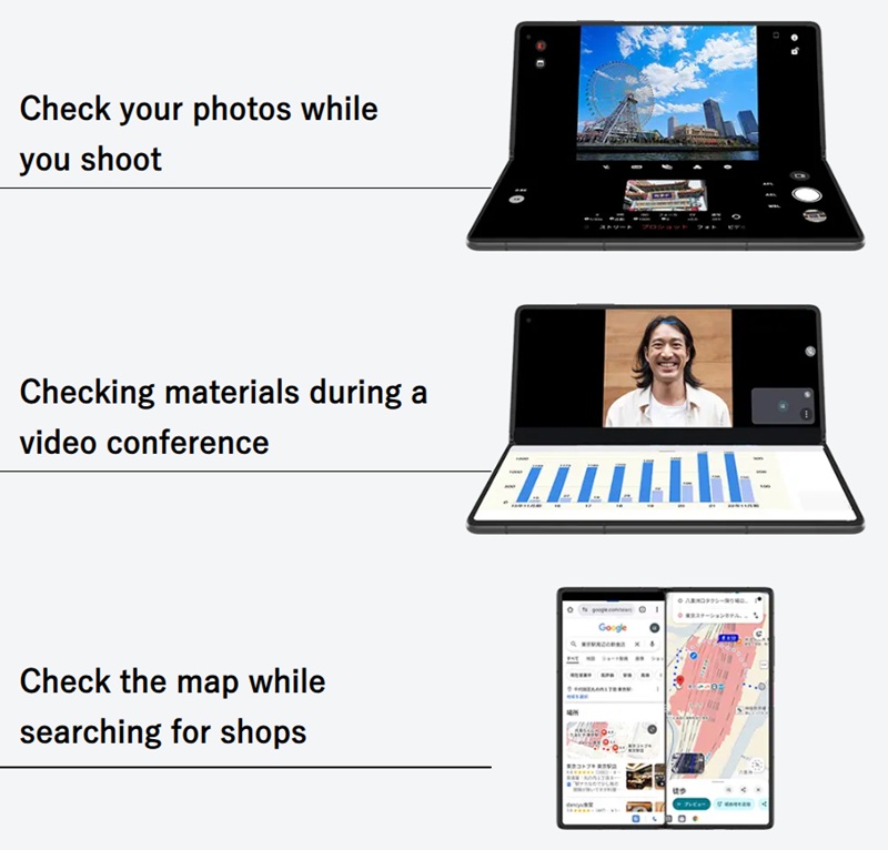 Nubia Fold in vendita in Giappone