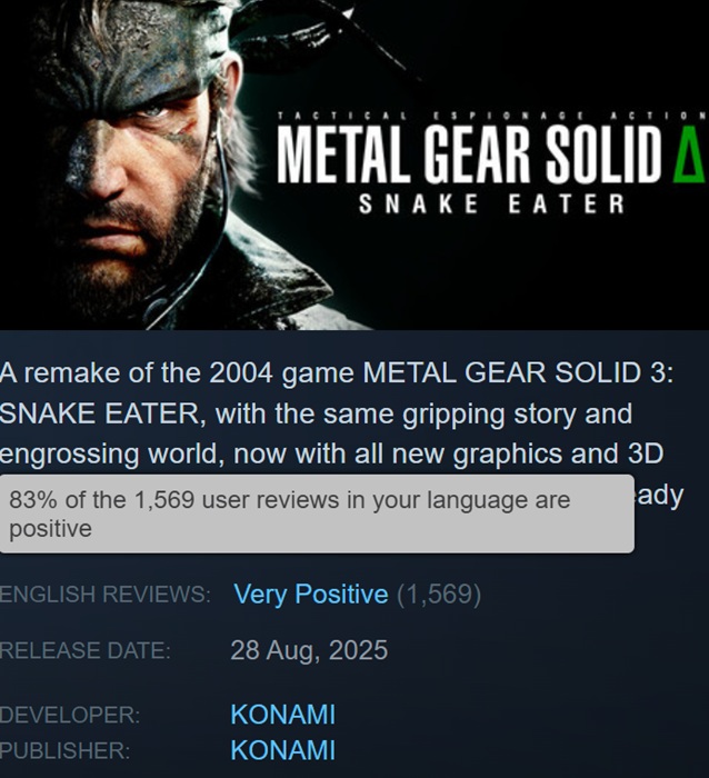 Metal Gear Solid Δ: Snake Eater copertina. Metal Gear Solid Δ: Snake Eater copertina.