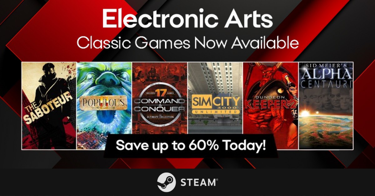 Una collezione di giochi iconici di Electronic Arts è stata rilasciata su Steam: i giocatori possono godersi la serie Command & Conquer, The Saboteur e altri successi del passato. Una collezione di giochi iconici di Electronic Arts è stata rilasciata su Steam: i giocatori possono godersi la serie Command & Conquer, The Saboteur e altri successi del passato.