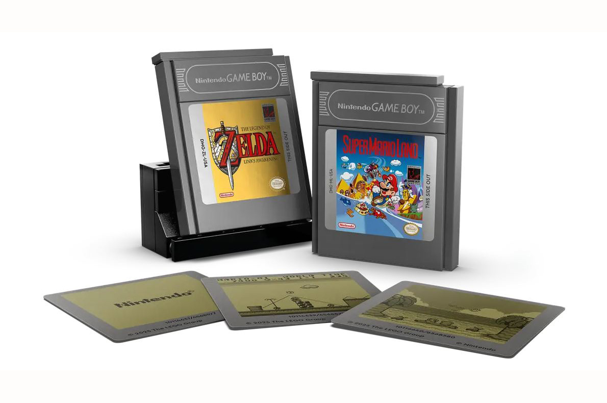 Costruzione del LEGO Game Boy