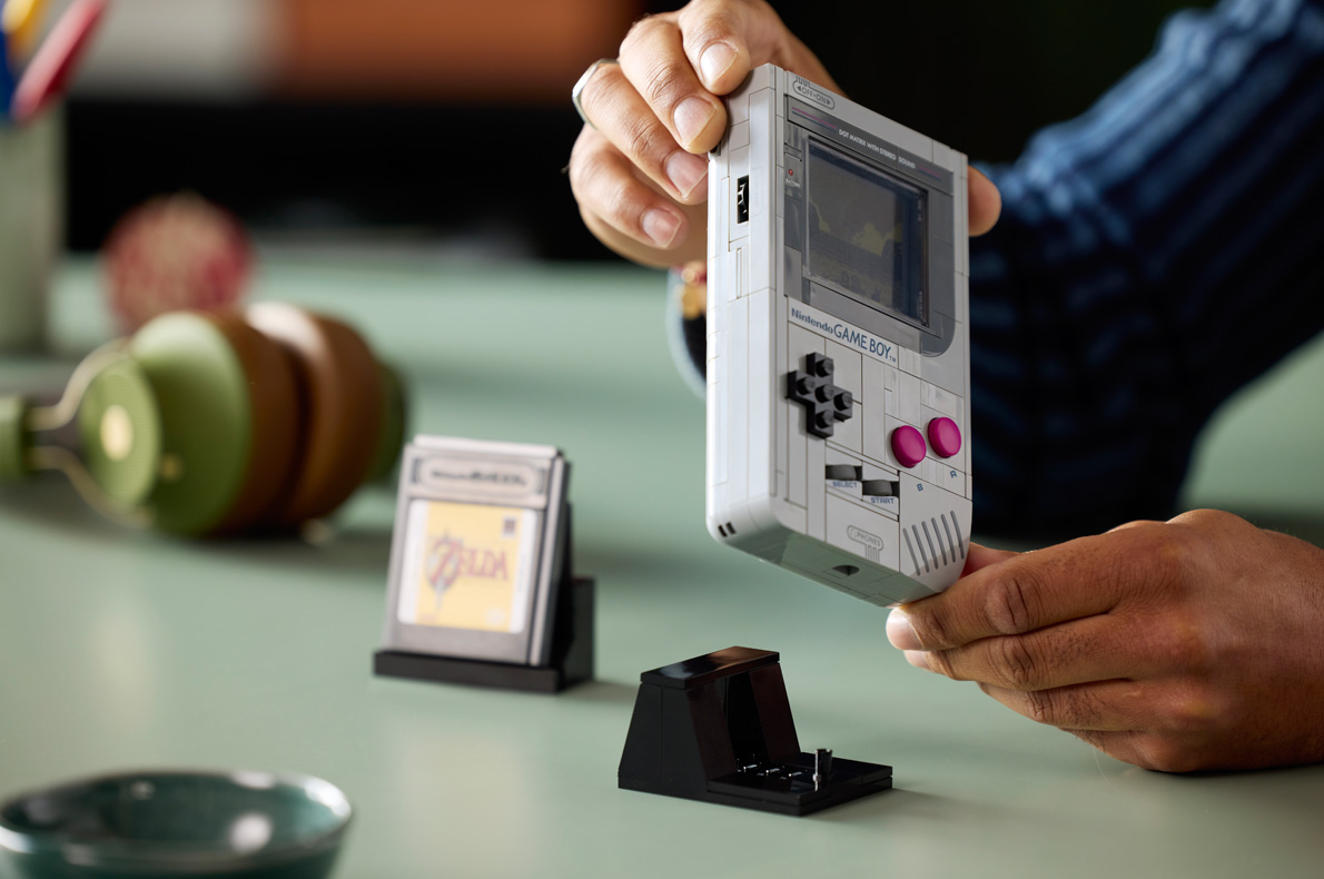 LEGO Game Boy con schermo lenticolare