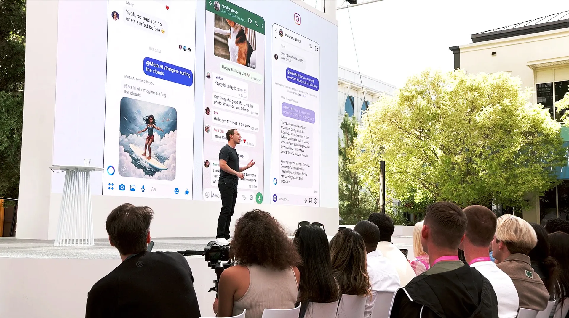 Meta ha presentato chatbot con "personalità" basata sull'intelligenza artificiale per Messenger Meta ha presentato chatbot con "personalità" basata sull'intelligenza artificiale per Messenger