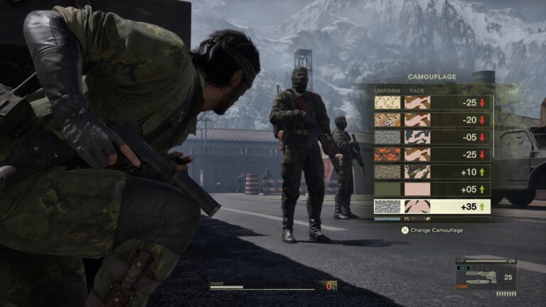 Schermata da Metal Gear Solid Δ: Snake Eater - Mimetizzazione