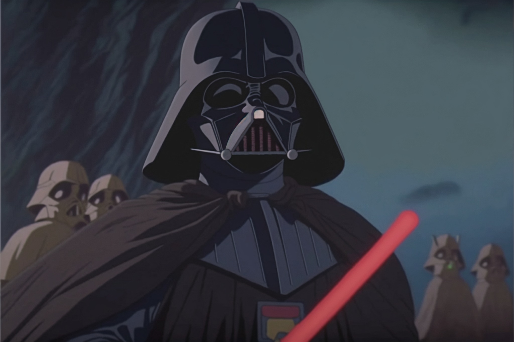 La rete neurale Nijijourney raffigura i personaggi iconici di Star Wars in stile Studio Ghibli-3 La rete neurale Nijijourney raffigura i personaggi iconici di Star Wars in stile Studio Ghibli-3